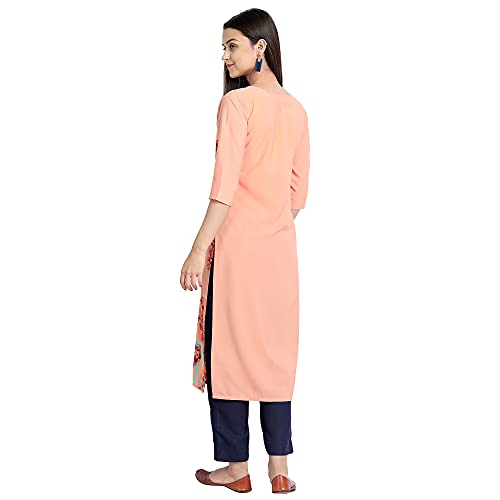 Image of Women's Crepe Straight Kurta