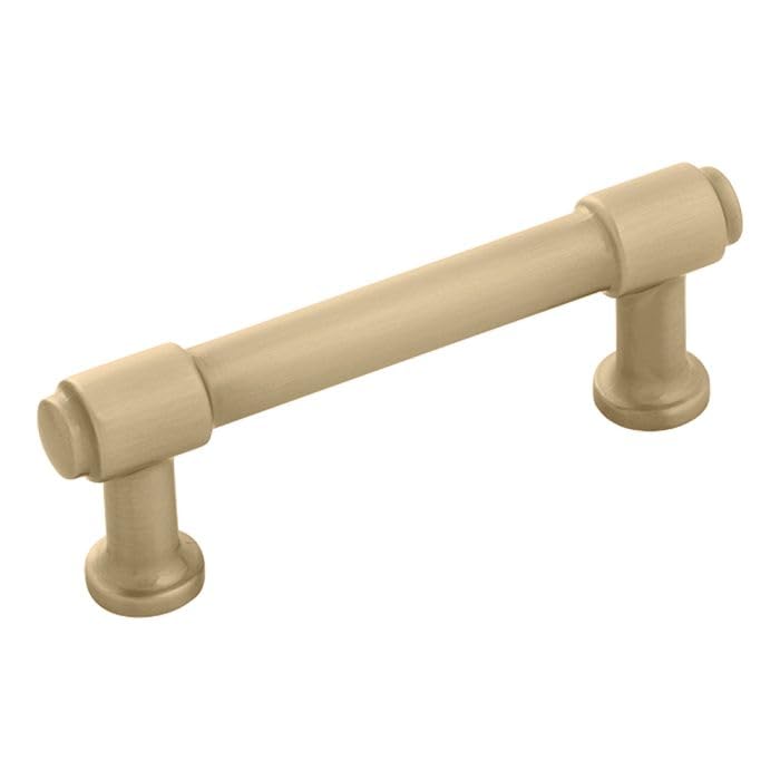 Tirettes 7,6 cm de centre à centre Hickory Hardware Piper bronze champagne poignée meuble tiroir