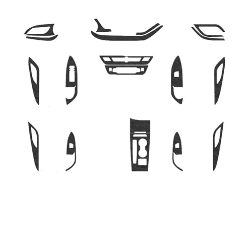 SDLDCVXZ Calcomanía for Panel de Ventana elevable, película for Caja de Cambios, Accesorio for Interior de Coche, Compatible con Opel Insignia Buick Regal 2009-2022(Black 17-22 B)