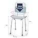 Drive Medical Shower Stool, Adjustable Height, 300 lb Weight Capacity, White