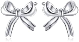 Qings Orecchini a Fiore Viola per Donne Argento Sterling 925 Orecchini Floreali con Zirconi
