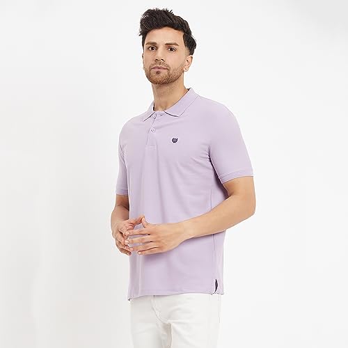 Image of Duke Stardust Men Half Sleeve Cotton T-Shirt (SD51 Lavender M)