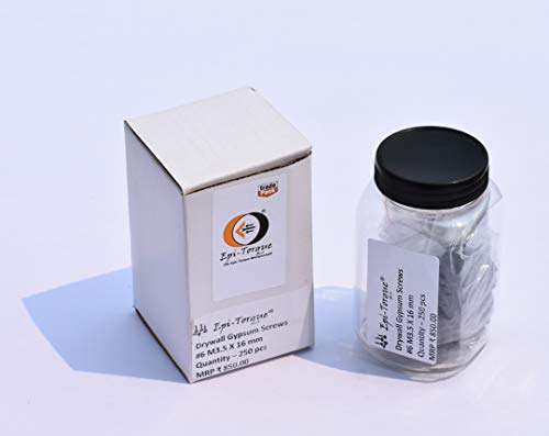 Image of Drywall Gypsum Black Screw Sharp Point Size #6 M3.5 X 16mm (Pack of 250 Pcs)