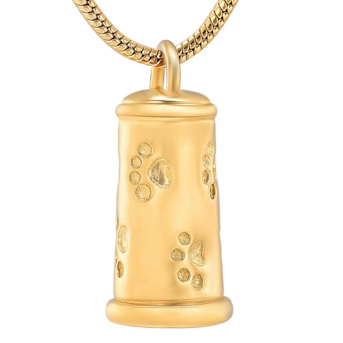 Bijoux commémoratifs en urne pour cendres chat et pendentif de crémation