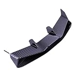 WEFOLEN Motorrad Seitenverkleidung Für Street Für Triple 765 S RS 2017-2024 Motorradverkleidung Frontspoiler-Kit Frontlippe Festflügel(Carbon Fiber-Black)