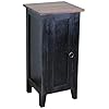 Sunset Trading Shabby Chic Cottage Accent Cabinet Antique Black