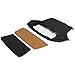 HECASA Convertible Soft Top Compatible with 1994-1999 BMW 3-Series E36 318i 323i 325i 328i M3 Cabrio Black+Brown Sailcloth Roof with Plastic Window