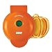 Dash DMWP001OR Mini Waffle Maker Machine for Pumpkin Shaped Individual Waffles, Paninis, Hash browns, & other on the go Breakfast, Lunch, or Snacks - Orange
