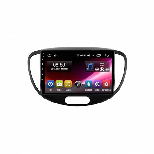Pantalla de coche con Android Auto inalámbrico y 64G para Hyundai i10