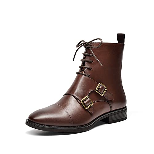 Bottines en cuir de veau pour femmes : finis les lacets fastidieux grâce au zip
