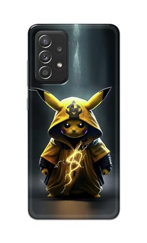 Image of PRINTFIDAA Printed Hard Back Cover Case for Samsung Galaxy A52 | A52 5G | Samsung Galaxy A52s 5G Back Cover (Cartoon Cat) -112