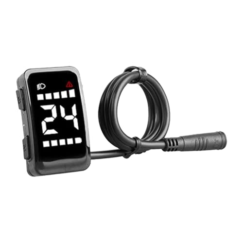 QSTDGVPW Electric Bike Display Bike Computer Indicator 36V 48V Mini Display Panel for Electric Bicycle Cycling Accessories Parts