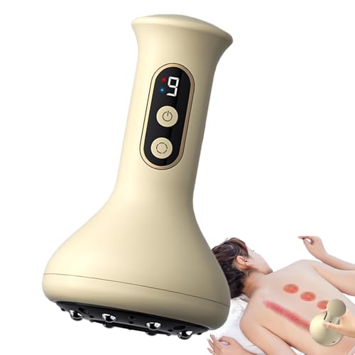 Masajeador de celulitis mejorado, masajeador de extracción de grasa inteligente, máquina de celulitis portátil, 9 configuraciones de intensidad ajustable, portátil y recargable, 1200mAh, 14.7x8.9x8.9c
