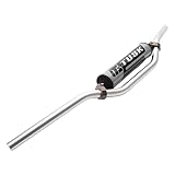 TUSK T-10 Aluminum 7/8' Handlebar YZ High Bend Silver for ATK 600 DT 2000