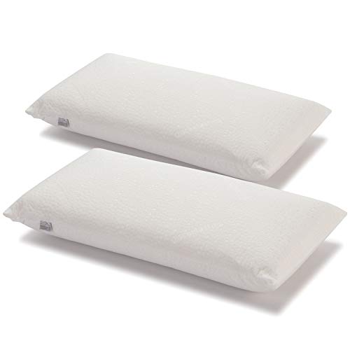 marckonfort Pack 2 Almohadas viscoelásticas 70x35 cm, 13 cm de Altura núcleo Compacto. Doble Funda con Cremallera. Termorregulable adaptabilidad al Cuello