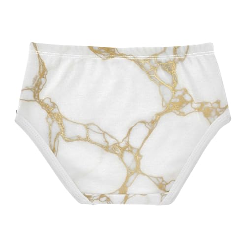 White Marble Toddler Girls Panties, Panties for Girls, 2T–8 Years2