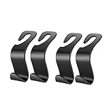 Car Seat Headrest Hooks for Car Handbag Clothes Coats Grocery Bags, 4-Pack,Car Back Seat Organizer...