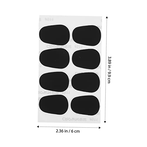 Toyvian 80 Unidades dente saxofone boquilha para clarinete remendos bocal tapete silicone Almofada s
