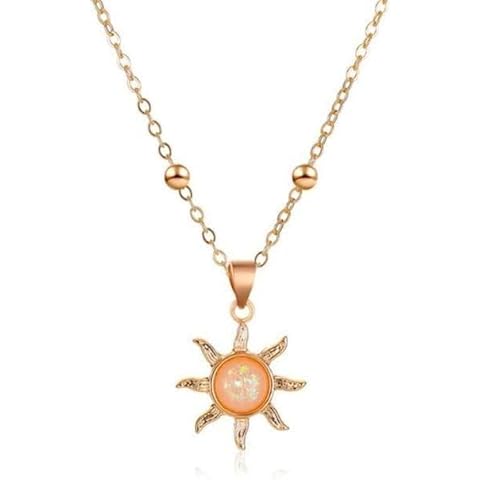 Lucky Sunshine necklace, Happy Jewellery, Good Vibes friendship pendant and chain, gold tone Cover