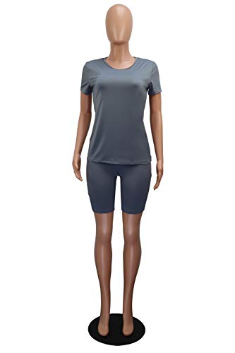 image for WPNAKS Women Tracksuit Sports Suit Crop Top Pants Outfit Yoga Workout 