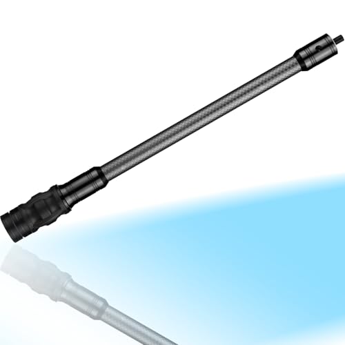 GQT Archery Bow Stabilizer for Compound Bow, Carbon Fiber Bow Balance Bar, Damping System and Weights Kit, 12 in by GQT - Used condition - US$28.12