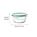 OXO Good Grips 4 Cup Smart Seal Leakproof Glass Round Airtight Food Storage Container
