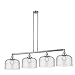 INNOVATIONS LIGHTING 214-SN-G74-L-LED X-Large Bell 3 Light Island Light, Brushed Satin Nickel