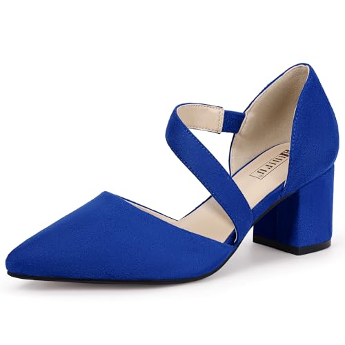IDIFU Strappy Block Heel Pumps
