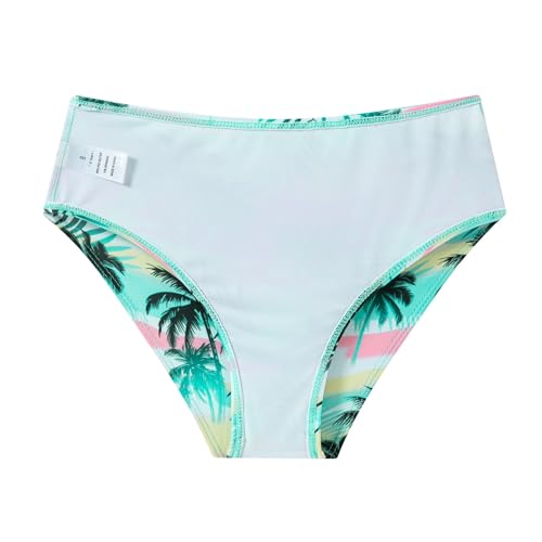 Image of Girls Rash Guard 3 Piece Swimsuit Set UPF 50+ Long Sleeve Swim Skirt Sets Size 6-12 Years