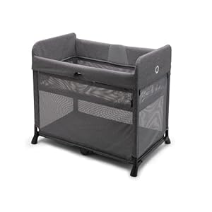 Bugaboo Stardust: Letto Ombrello compatto con materasso, si apre in 1 secondo, con borsa per il trasporto, 0-4 anni, grigio melange