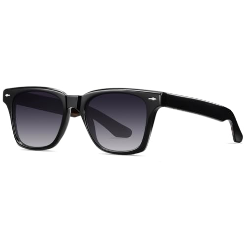 Image of TR90 Square Sunglasses Vintage Classic Sun Glasses Polarized UV400 Lens Eyewears for Men Eyeglasses