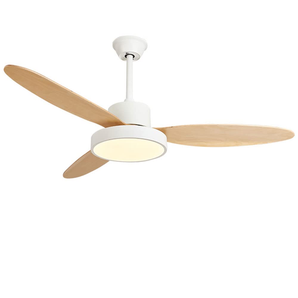 Ventilateur de plafond muet à 6 vitesses et éclairage LED puissant
