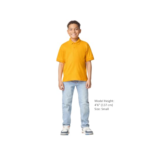 Image of Gildan Kids' DryBlend Short Sleeve Polo, Style G8800b, 3-Pack