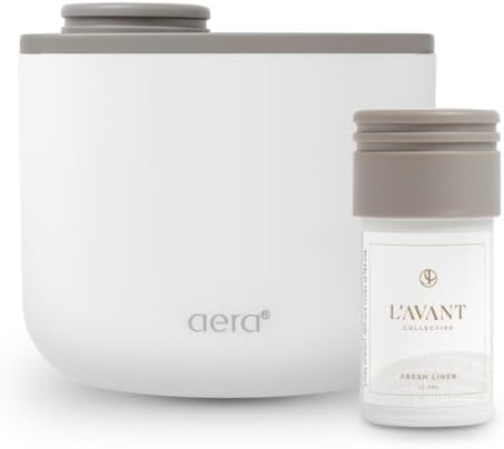 Miniatura 3 de Aera L'Avant Fresh Linen - Recambio de fragancia para el hogar, notas de ylang ylang, bambú y lavanda, funciona con mini difusor Aera, tamaño de
