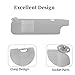 Car Sun Visor Compatible with Toyota for Land Cruiser Pickup 70 Series 1988-2002 2003 2005 2004 2006 2007 Left Right Front Sunshade Panel(Gray Right Side 1pc)