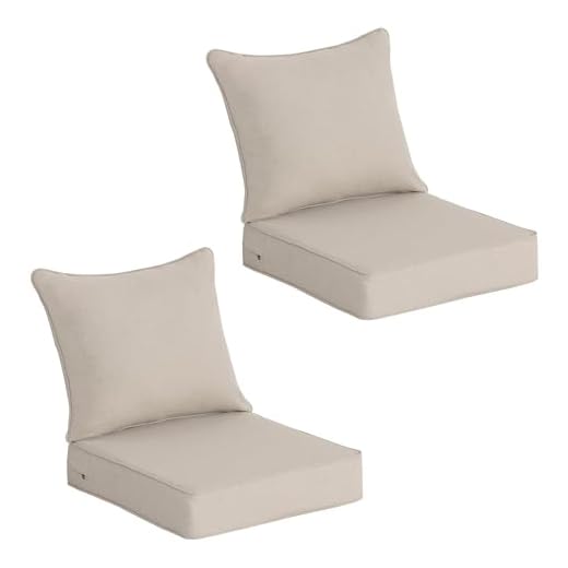 COZYVIDA 22x24 inch Patio Cushions Set