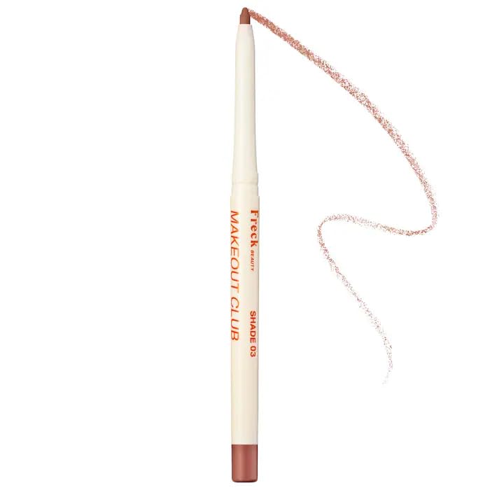 Freck Beauty MAKEOUT CLUB Nude Muse Lip Liner, Non Drying, Smooth Highly Pigmented Retractable Liner, Infused with Jojoba and Hyaluronic Acid, 03 - Camel Beige