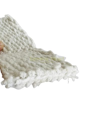 1pcs High Temp Ceramic Fiber Tape - 5M Fireproof Insulation for Industrial Heat Shield, Customizable Dimensions(5mmx100mmx5000mm)