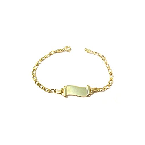 Gioielleria Bucci Bracciale in Oro Giallo 18 KT con Piastrina - Oro Giallo 18 kt