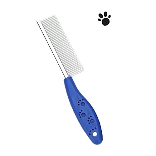 Dog & Cat Stainless Metal Flea Comb for Pets Grooming Comfortable to Use Dogs, Cats, Rabbit Fur Detangling Tool Flea and Tick Prevention for Animals (Single Side Comb) (B09S3R12DV) Amazon Price History, Amazon Price Tracker