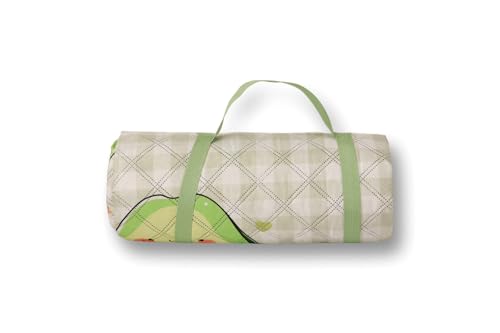 Image of Maximus Picnic Blanket Waterproof Camping Mat 200cm Large Beach Picnic Mat with Portable Handy Tote for Travel Sports Home Yoga Park Grass Mat for Baby (Fruit Pattern)