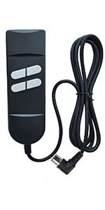 Telecomando Universale A 4 Pulsanti Per Poltrona Reclinabile Elettrica - Connettore Rotondo A 5 Pin, Compatibile Con Motori Okin/Dewert/Limoss, Sostitutivo