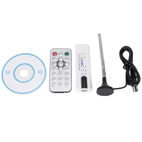 Fuhjythy USB 2.0 Digital DVB-T/T2 SDR++FM HDTV TV Tuner Receiver Stick