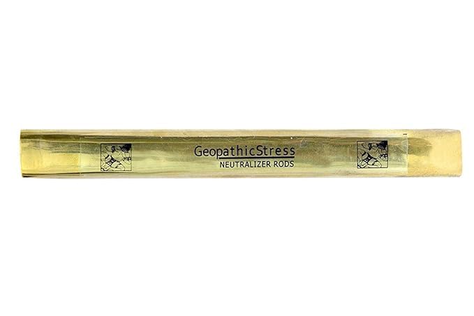 Generic Brass Geopathic Stress Rods/Geopathic Neutralizer Brass Rods for Vastu Length 8 Inch Approx Removes Out The Negative Effects and Helps in Improving The Status of Money (Pack of 1), Golden
