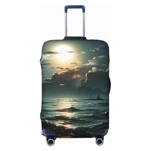 Travel Luggage Covers For Suitcase, Sea Moon Elastic Suitcase Protector Washable Anti-Scratch Suitcase Baggage Cover Luggage Protector Fits 18-32 Inch Luggage