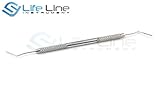 Hecho De Acero Inoxidable Lifeline Instruments® Dentales doble final Sondas Goldman Fox/William Instrumentos De Acero Inoxidable