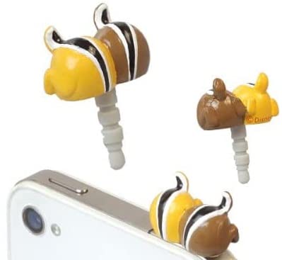 チップとデール ピエロ イヤホンジャック&ストラップ付きチャーム 2個セット Amazon | ディズニー イヤホンジャック アクセサリー ジャック ピアス