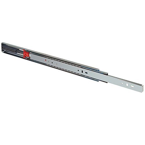 Fulterer 400925 FR5001.ECD Ball Bearing Slide, 550mmFull Extension, 100 lb. Weight Capacity Zinc Finish