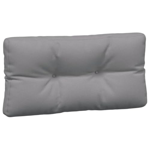 Cojín para palés impermeable en terraza o balcón con tejido lavable gris 4