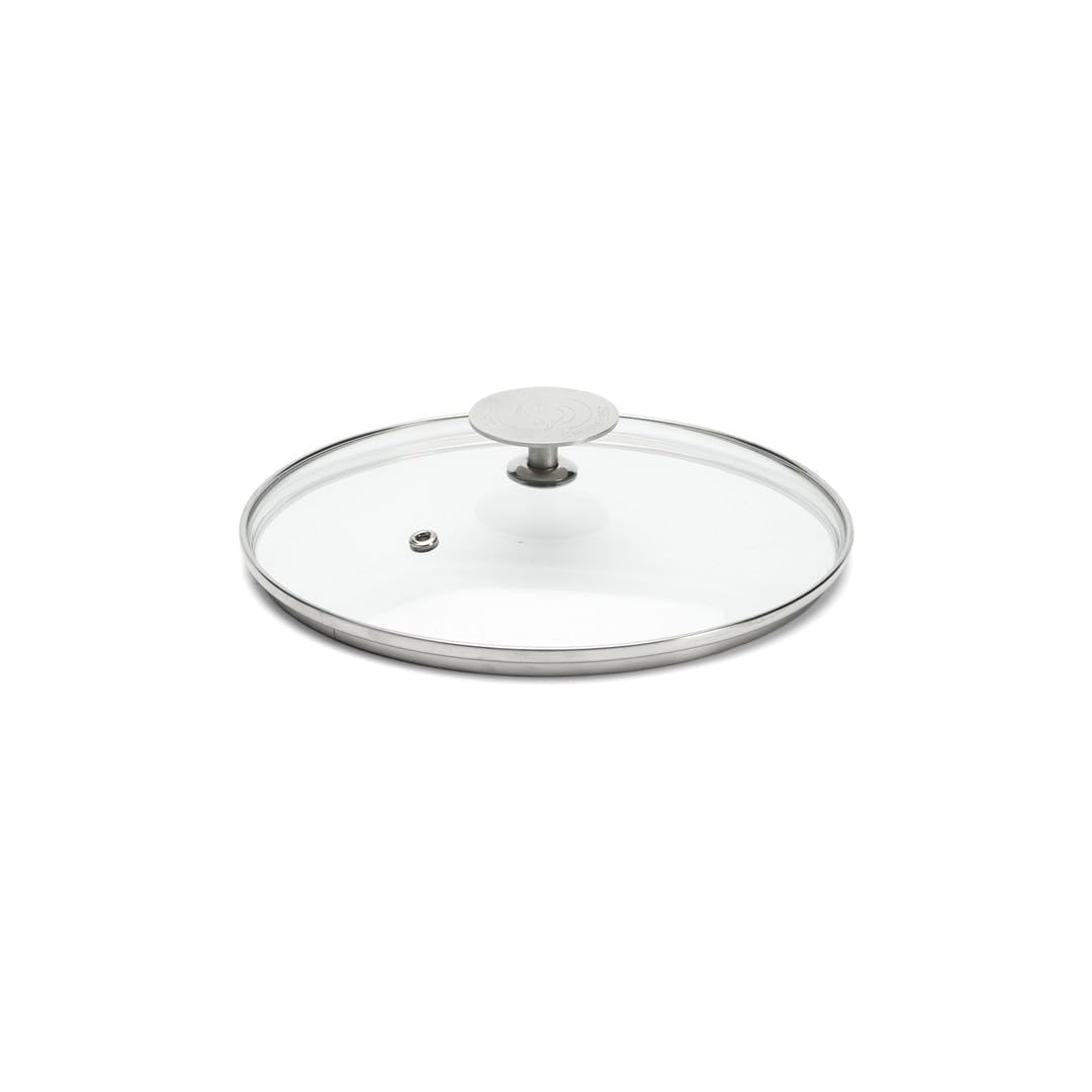 De Buyer - Couvercle en verre avec pontet en inox - Diamètre 20 cm -
